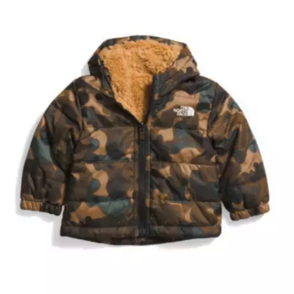 Baby The North Face Reversible Mount Chimbo Jacket hooded size 6-12m like new